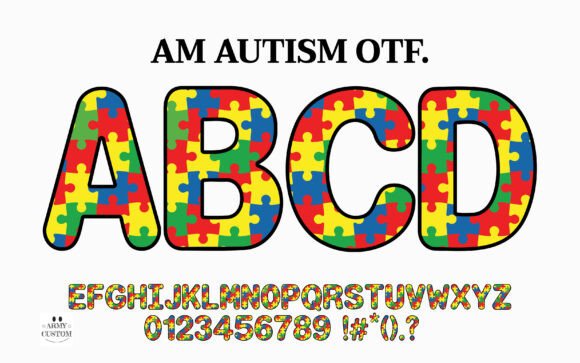 Am Autism Font for Web Design