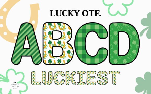 Army Lucky Font for Creative Makers