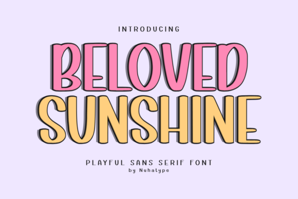 Beloved Sunshine: A Warm Font for Creative Projects