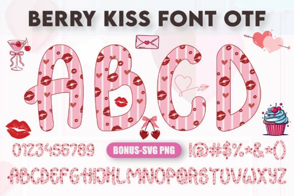 Berry Kiss Font – Sweet & Stylish