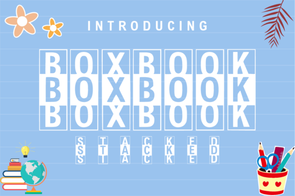 Box Book Font for Web Design