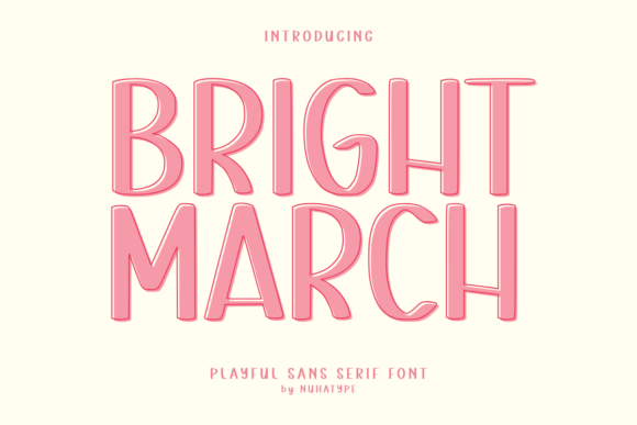 Bright March Font for Web Design