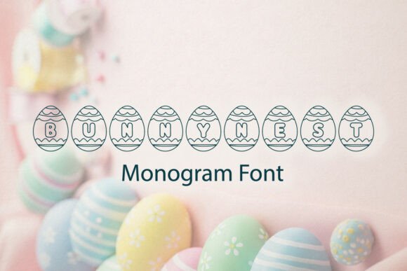 Bunnynest: A Decorative Easter Font
