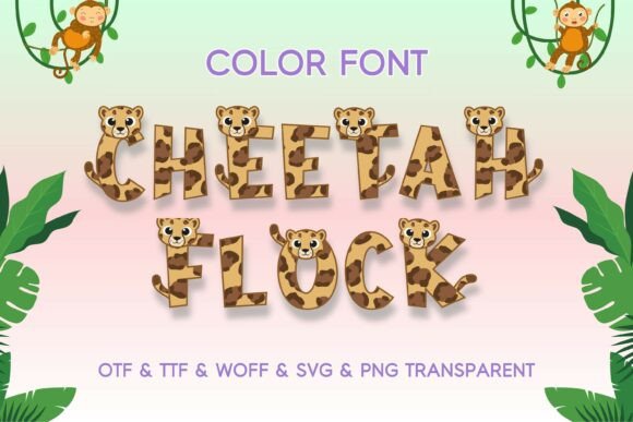 Cheetah Flock: A Color Font for Bold Campaigns