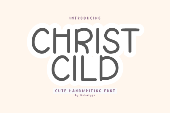 Christ Cild Font for Creative Projects
