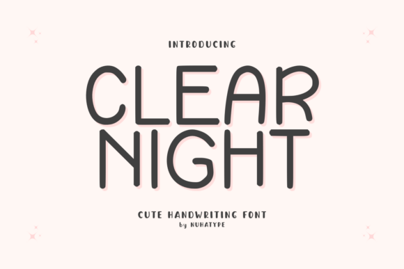 Clear Night: A Font for Clear Communication