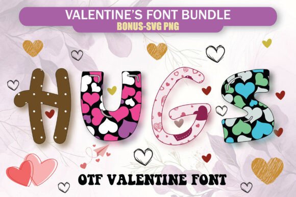 Colorful Valentine Font for Creative Projects