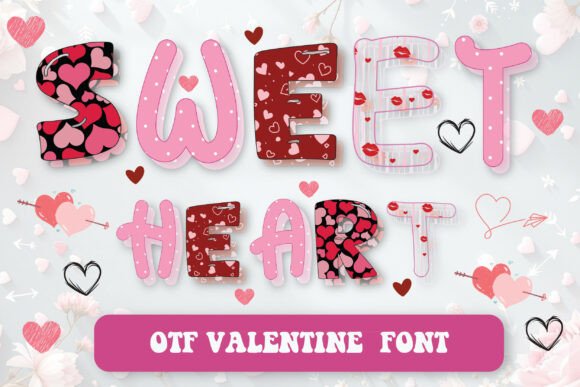 Cute Love Pack Font for Web Design