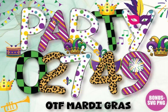 Festive Carnival Pack: Bold Font for Digital Campaigns