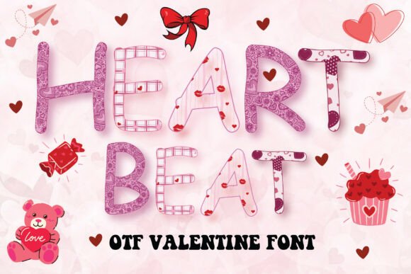 Heart Beat Bundle – Trendy Font for Creative Makers