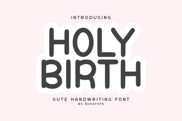 Holy Birth Font for Web Design