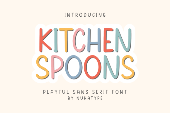 Kitchen Spoons Font for Web Design