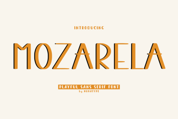 Mozarela Font for Web Design