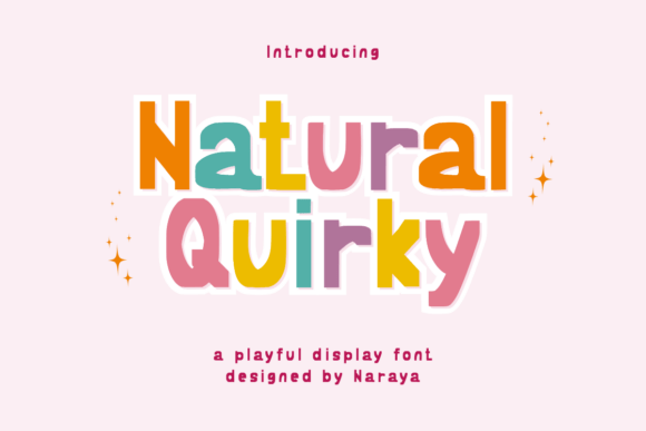 Natural Quirky Font for Web Design
