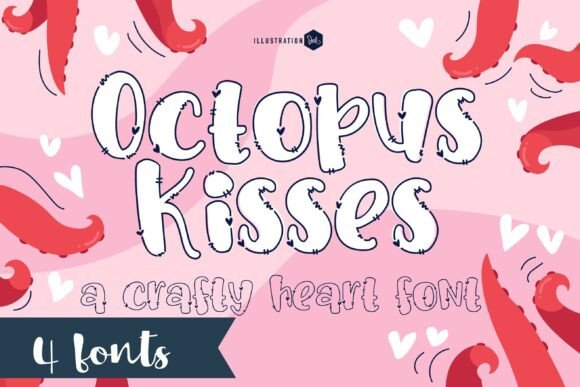Octopus Kisses: A Bold, Playful Display Font