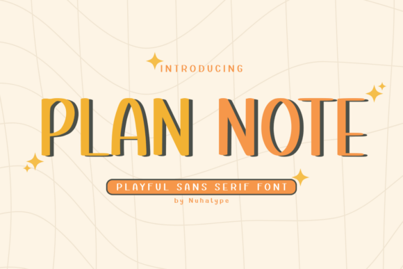Plan Note: A Handwritten Font for Calm Design