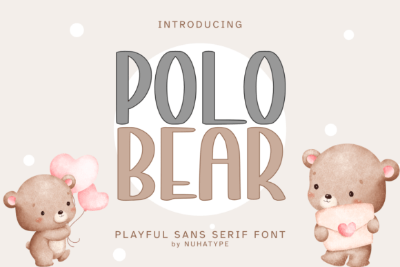 Polo Bear Font for Campaign Design