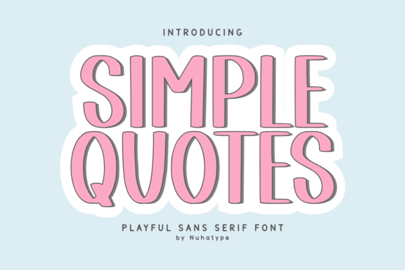 Simple Quotes Font Review