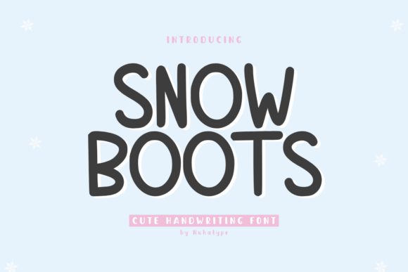 Snow Boots Font for Creative Projects