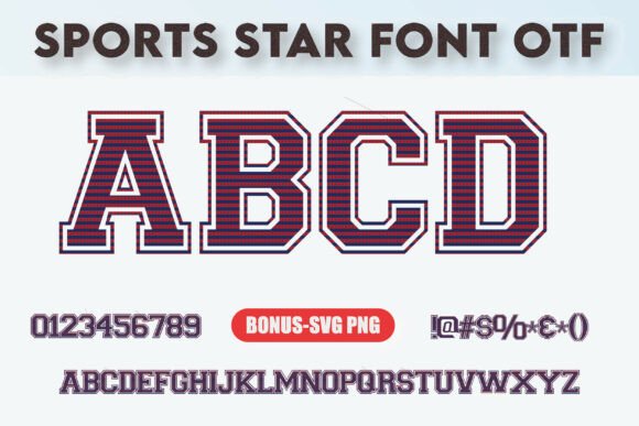 Sports Star Font for Web Design