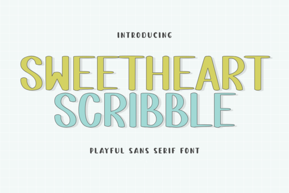 Sweetheart Scribble: A Handwritten Font for Creative Projects