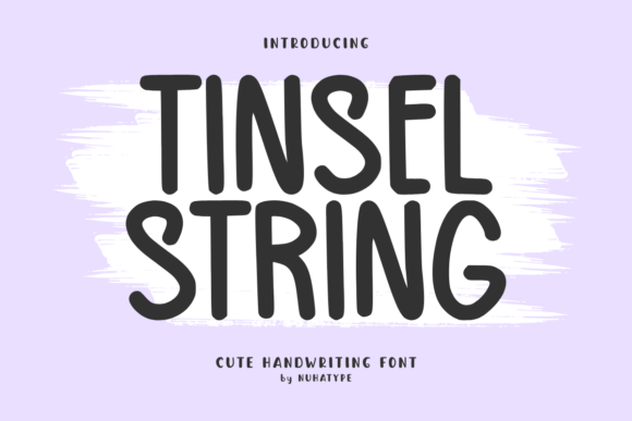 Tinsel String: A Soft Font for Creative Projects