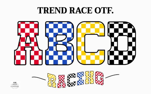 Trend Race: A Bold Typographic Adventure