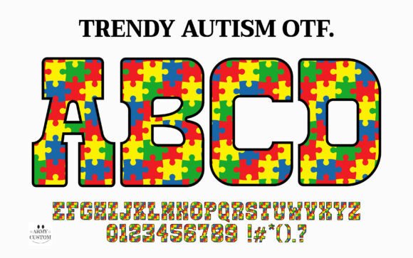 Trendy Autism Font for Bold Campaigns