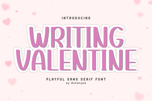 Writing Valentine Font